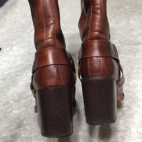 Vintage GUESS boot chunky heel Made in Spain 7.5 - Picture 7 of 11